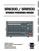 Fender SR6300-SR8500-StereoPoweredMixer - Owners Manual